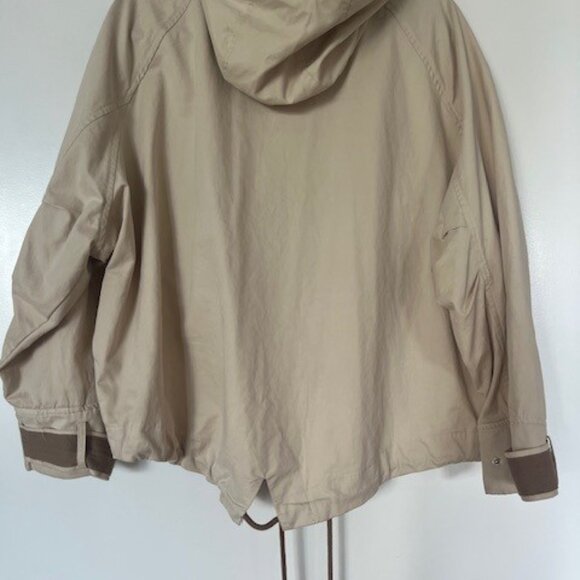 ICHI Hooded Beige Coat - Small - Picture 3 of 5